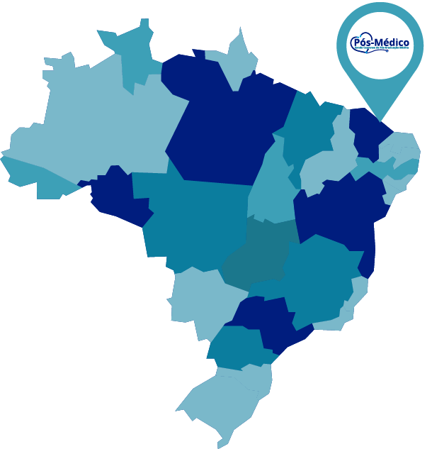 mapa pos medico fortaleza